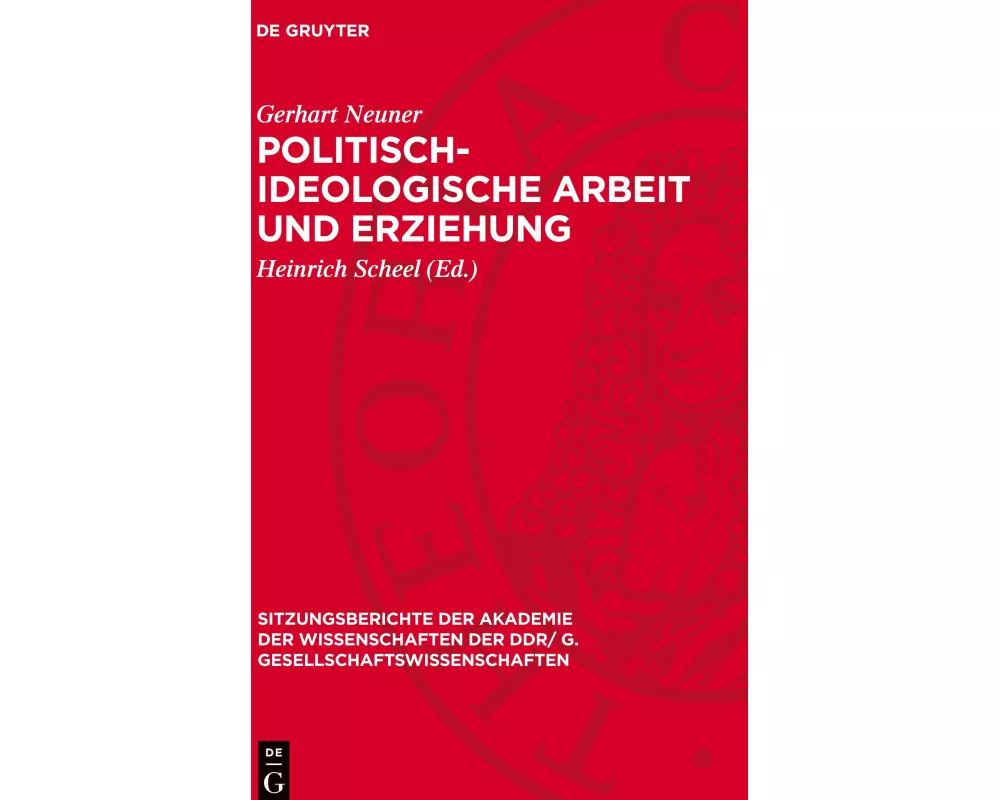 Politisch-ideologische Arbeit und Erziehung