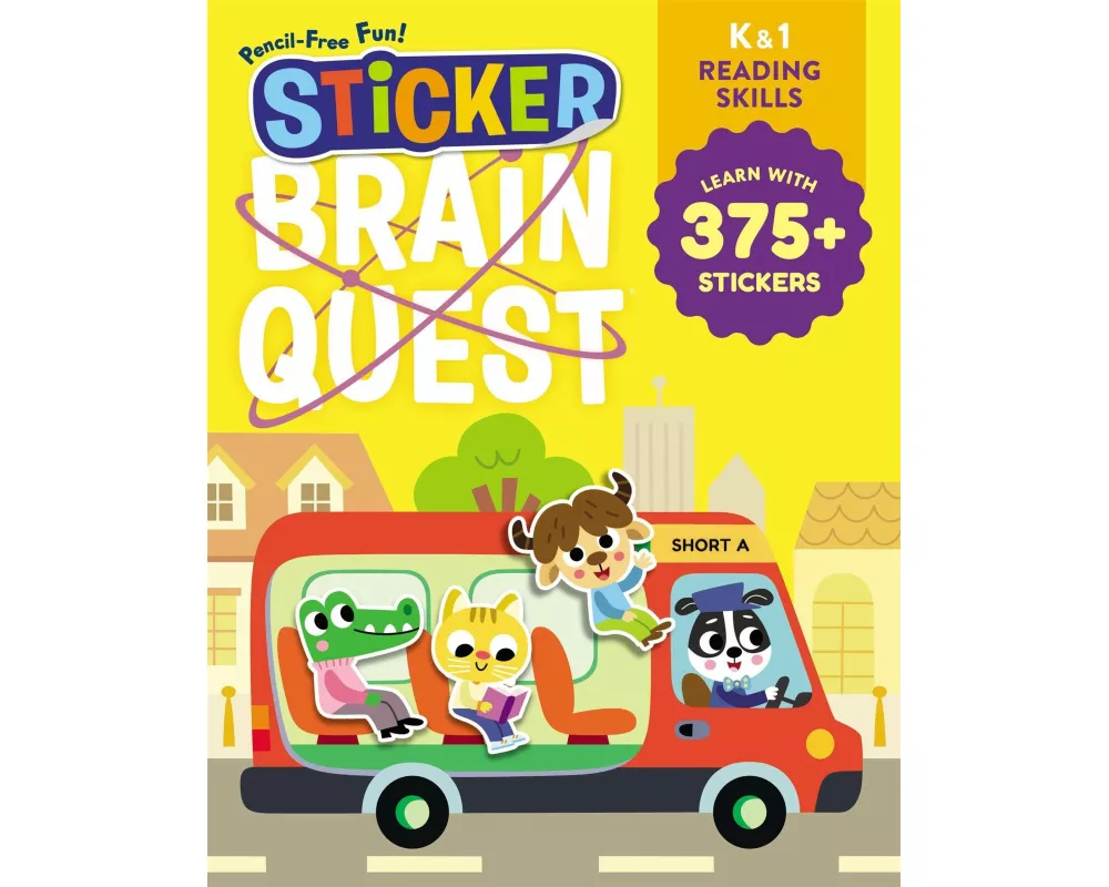 Sticker Brain Quest: Learn Reading Skills with Stickers for Grades K & 1