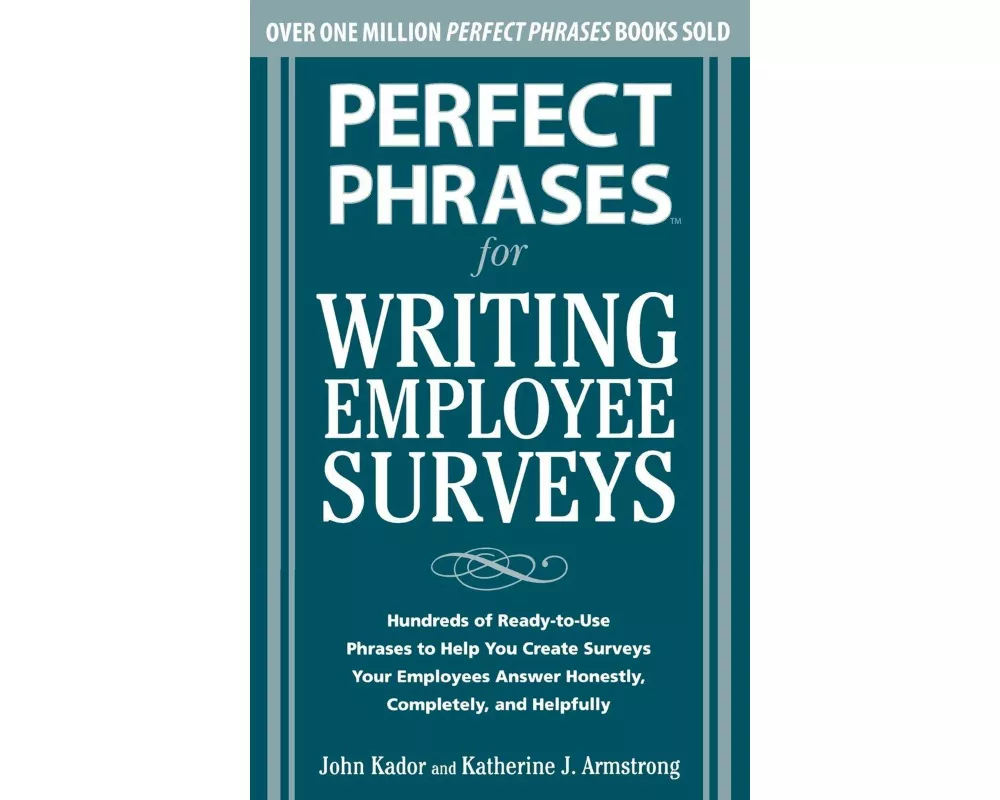 Perfect Phrases for Writing Employee Surveys