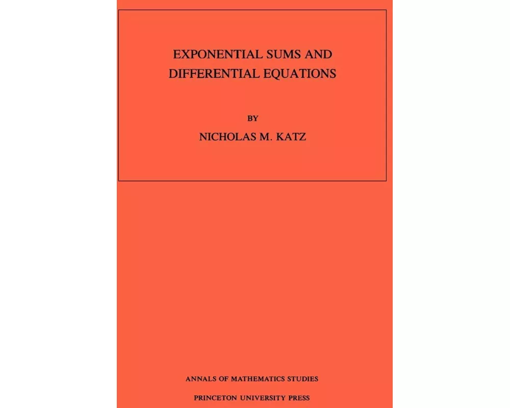 Exponential Sums and Differential Equations