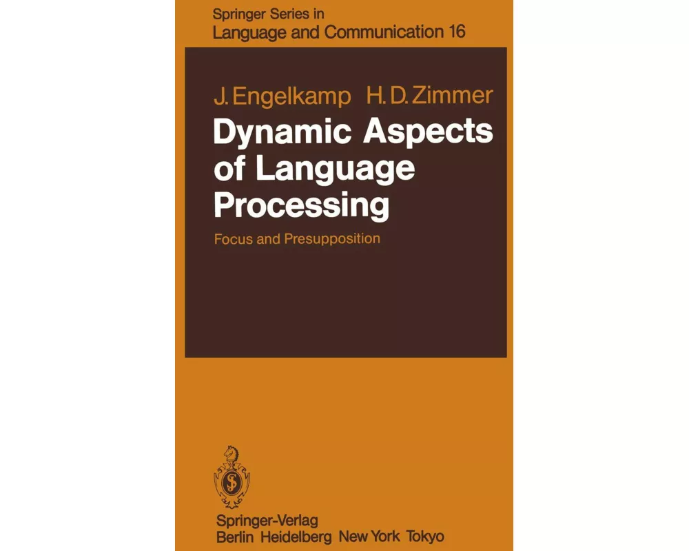 Dynamic Aspects of Language Processing