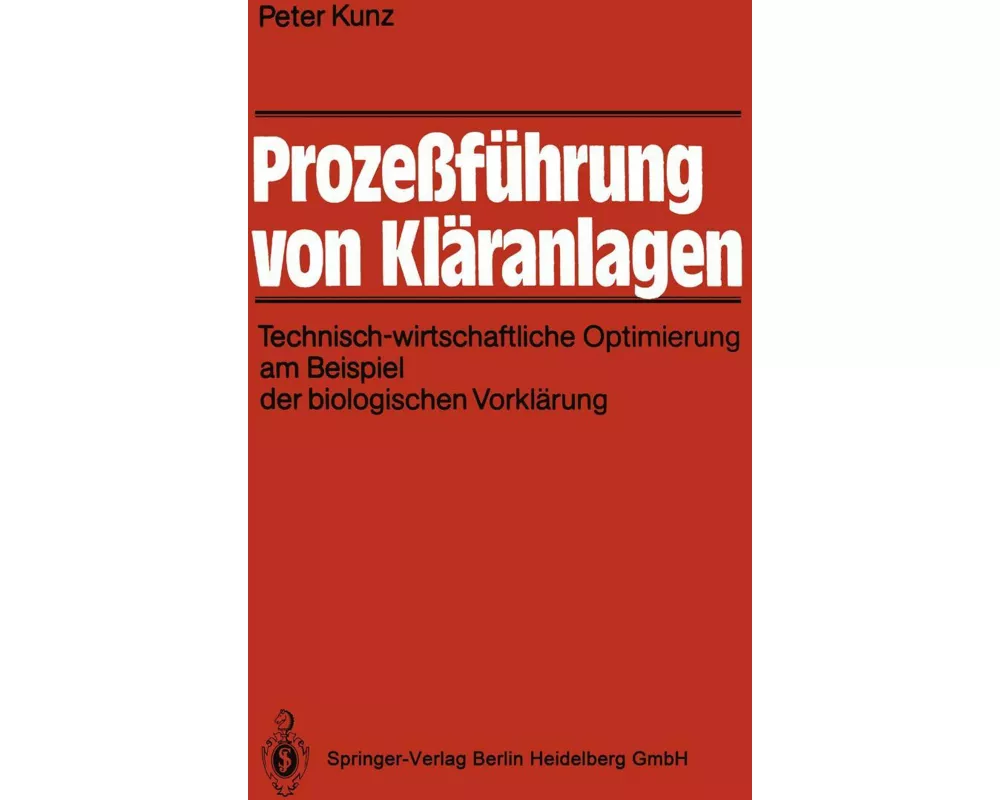 Prozeßführung von Kläranlagen