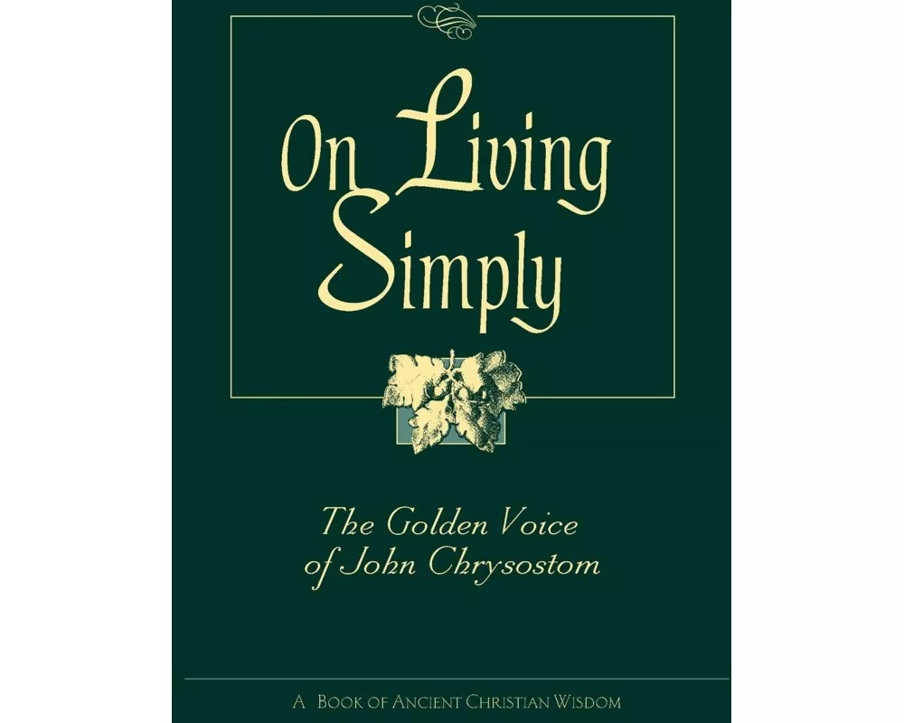 On Living Simply
