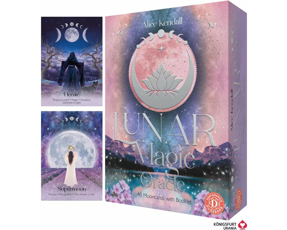 Lunar Magic Oracle - 40 Mooncards with Booklet (English)