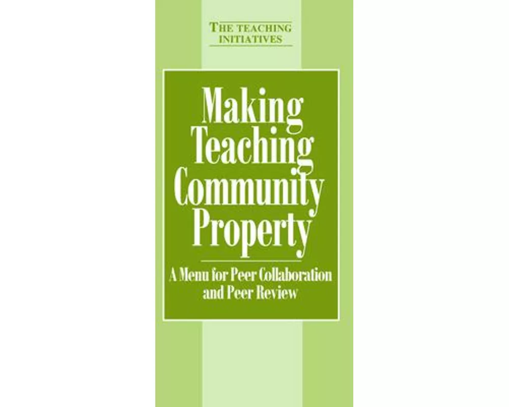 Making Teaching Community Property