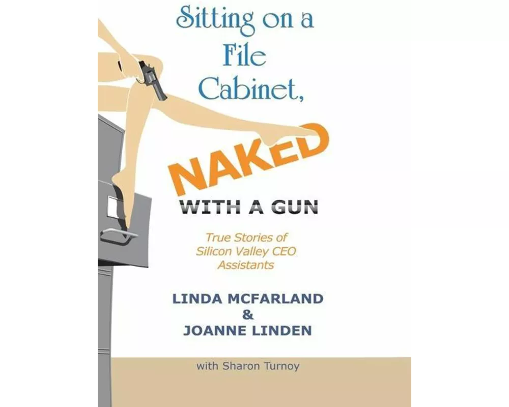Sitting on a File Cabinet, Naked, with a Gun
