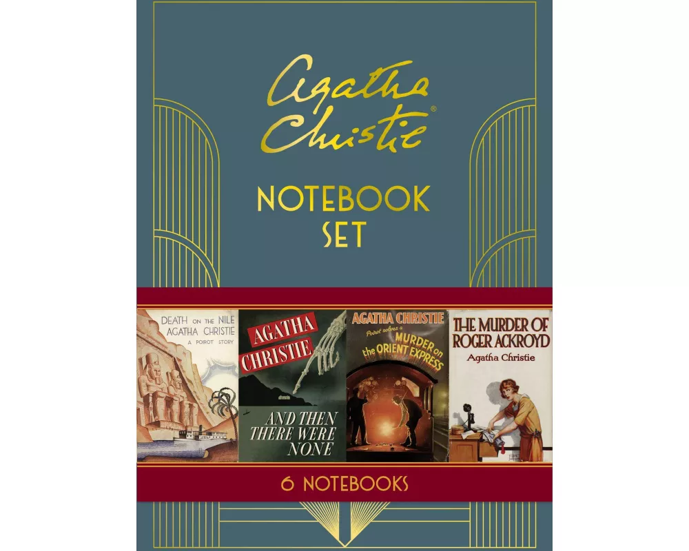 Agatha Christie Notebook Set