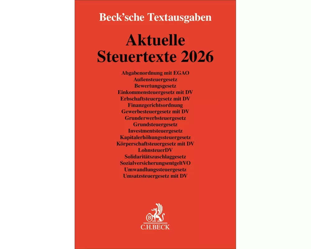 Aktuelle Steuertexte 2026