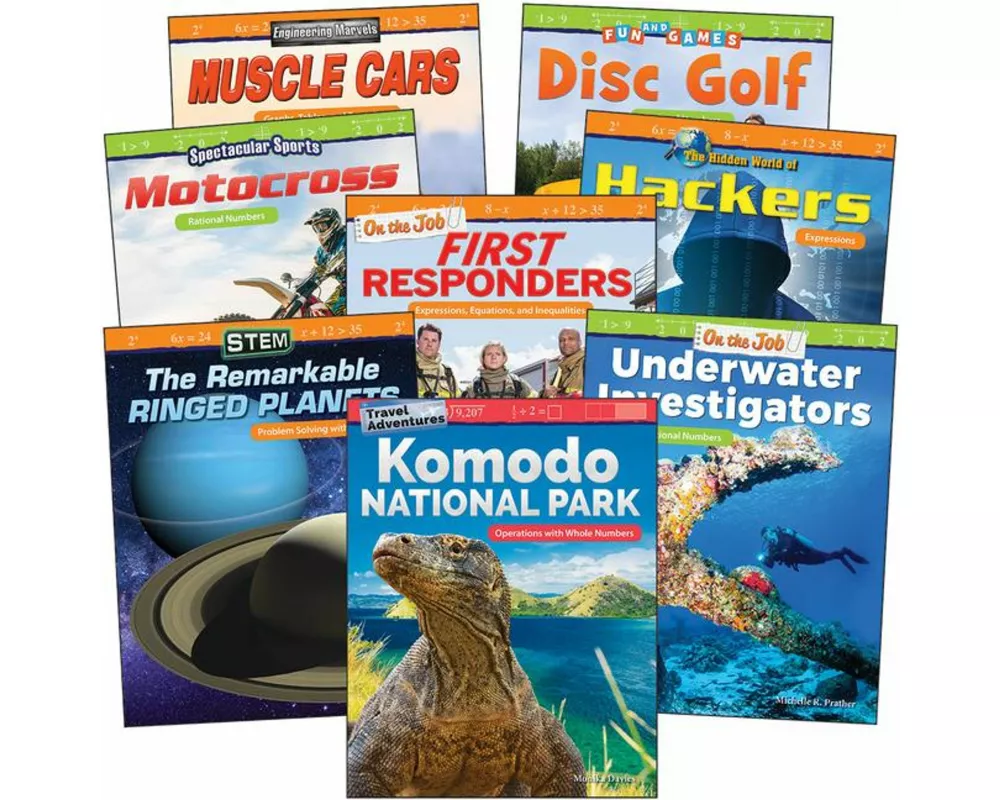 Operations & Algebraic Reasoning Grade 6: 8-Book Set