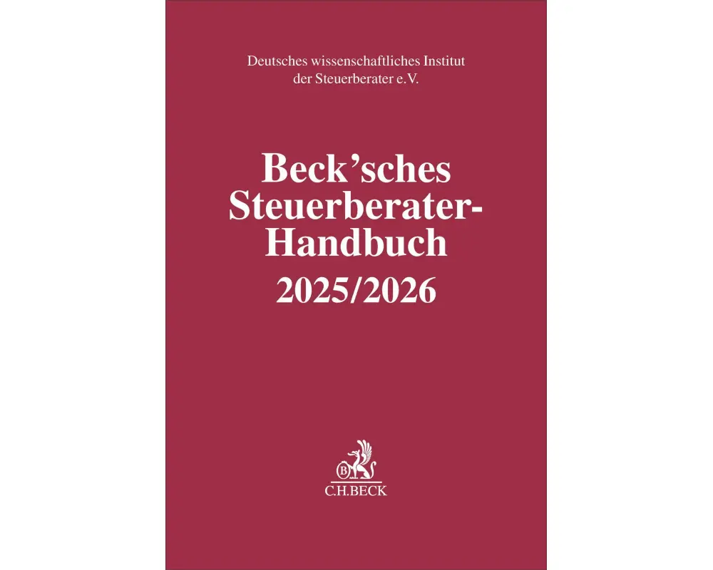 Beck'sches Steuerberater-Handbuch 2025/2026
