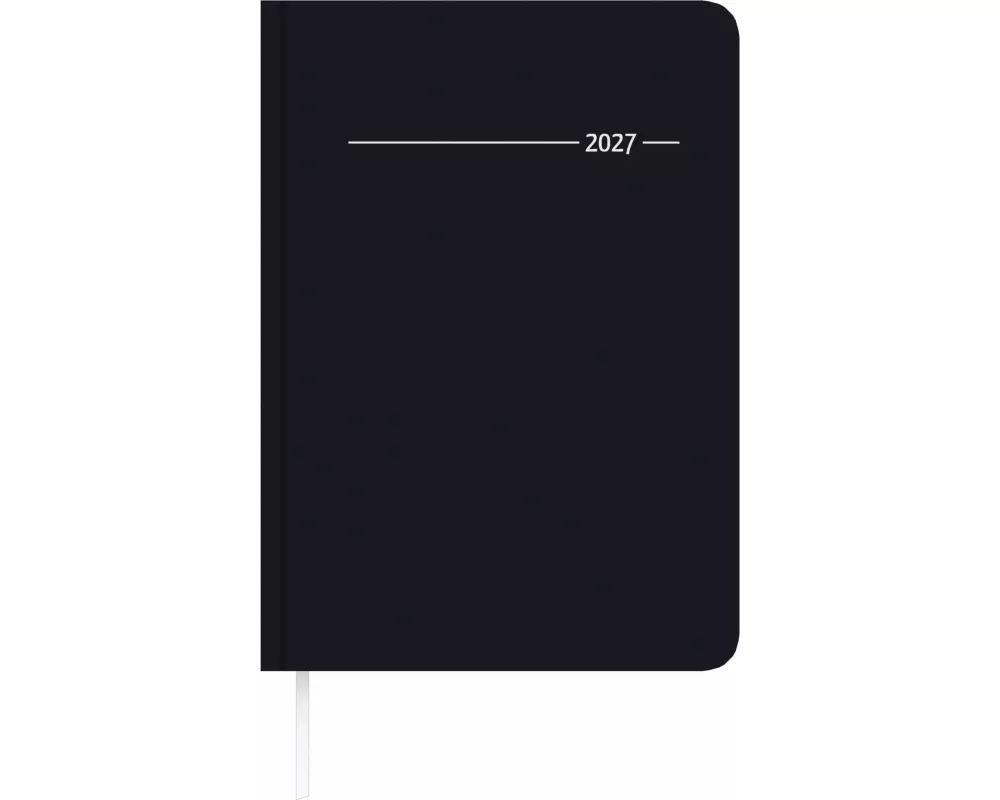 Buchkalender Tucson schwarz A5 Register 2027