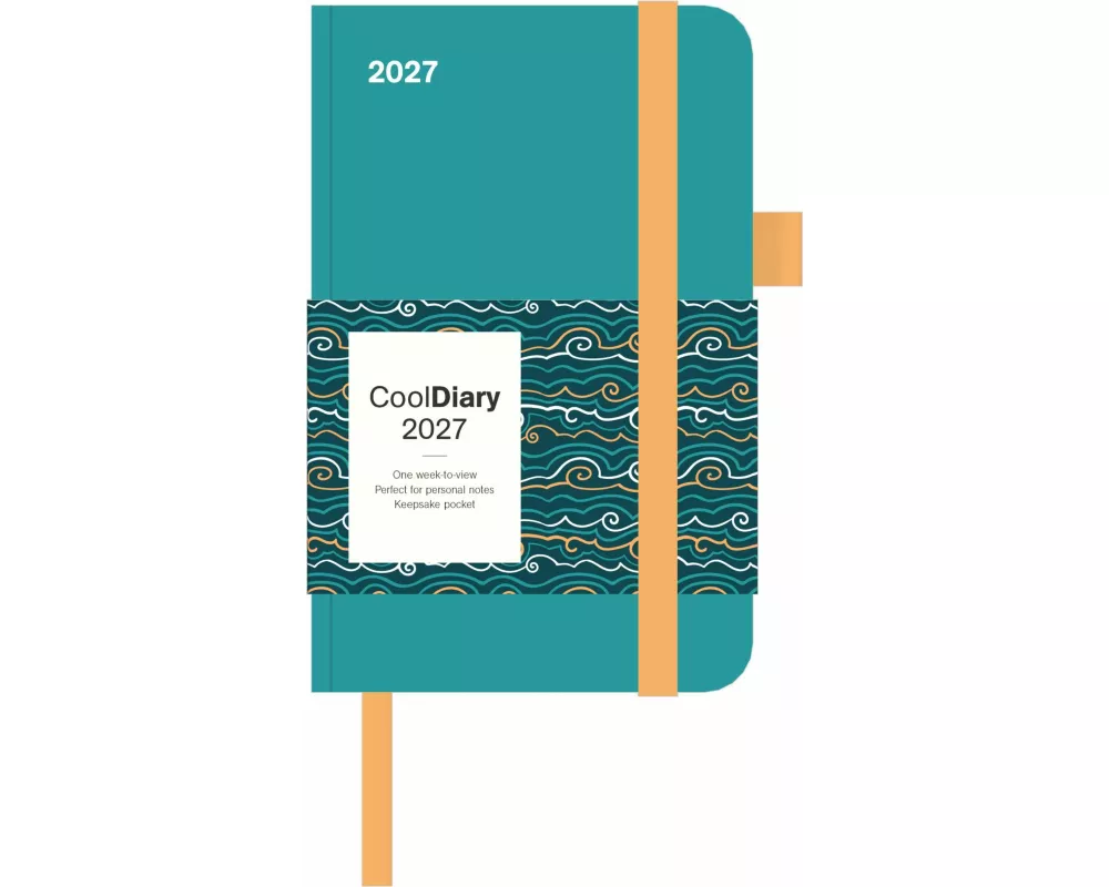 Cool Diary Teal Ocean 2027
