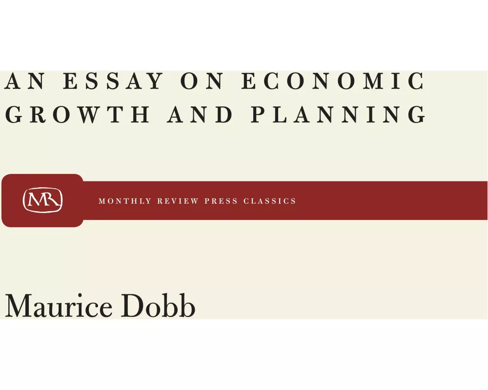 An Essay on Econ Growth and Plan