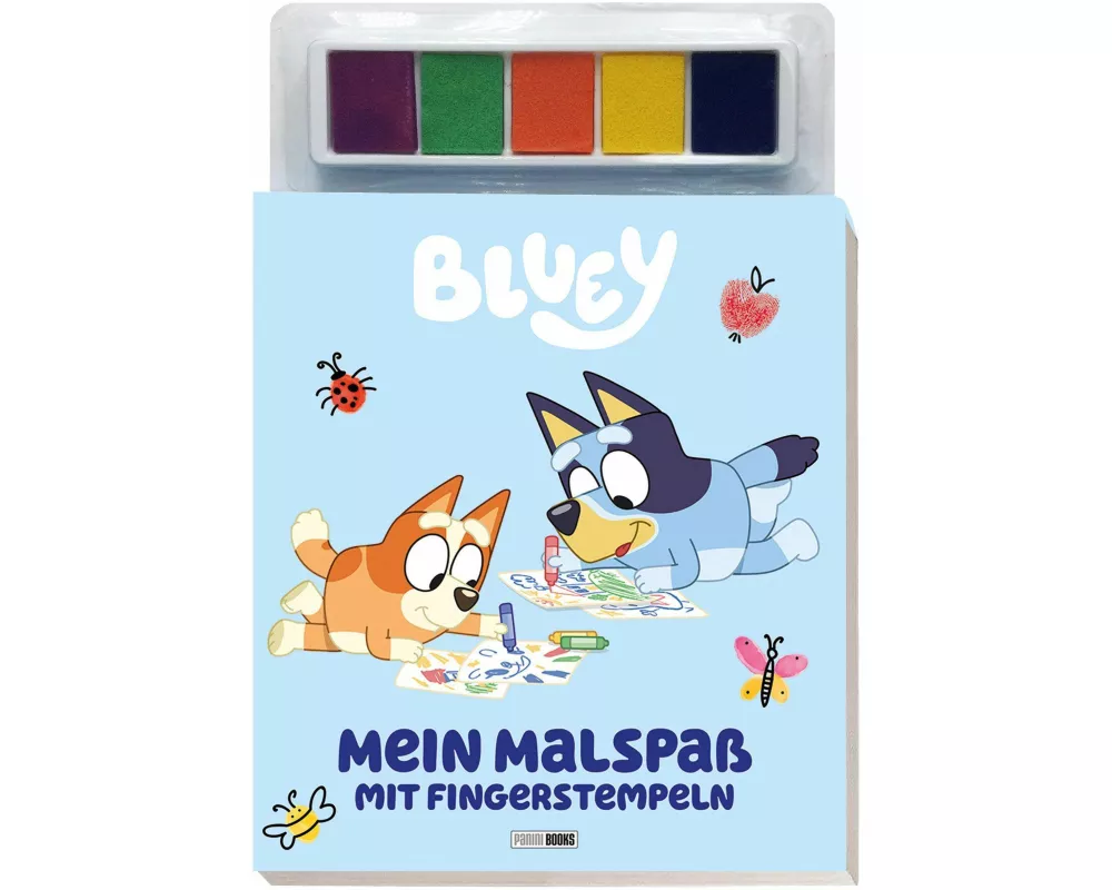 Bluey: Mein Malspaß mit Fingerstempeln