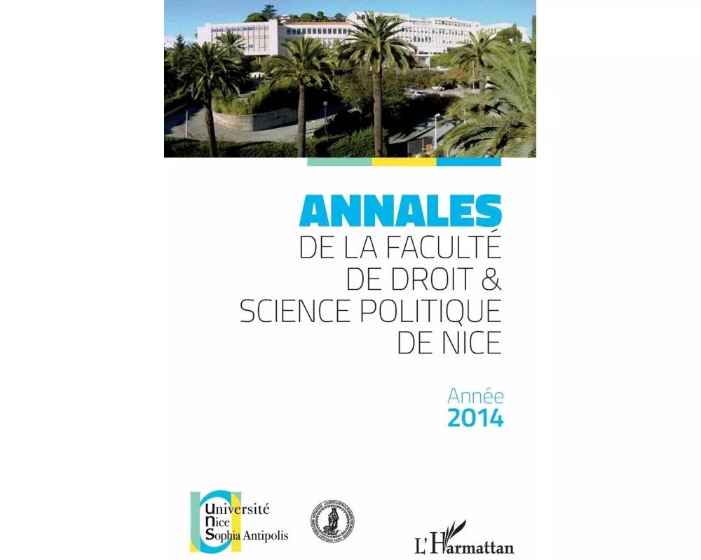 Annales de la faculté de droit et science politique de Nice