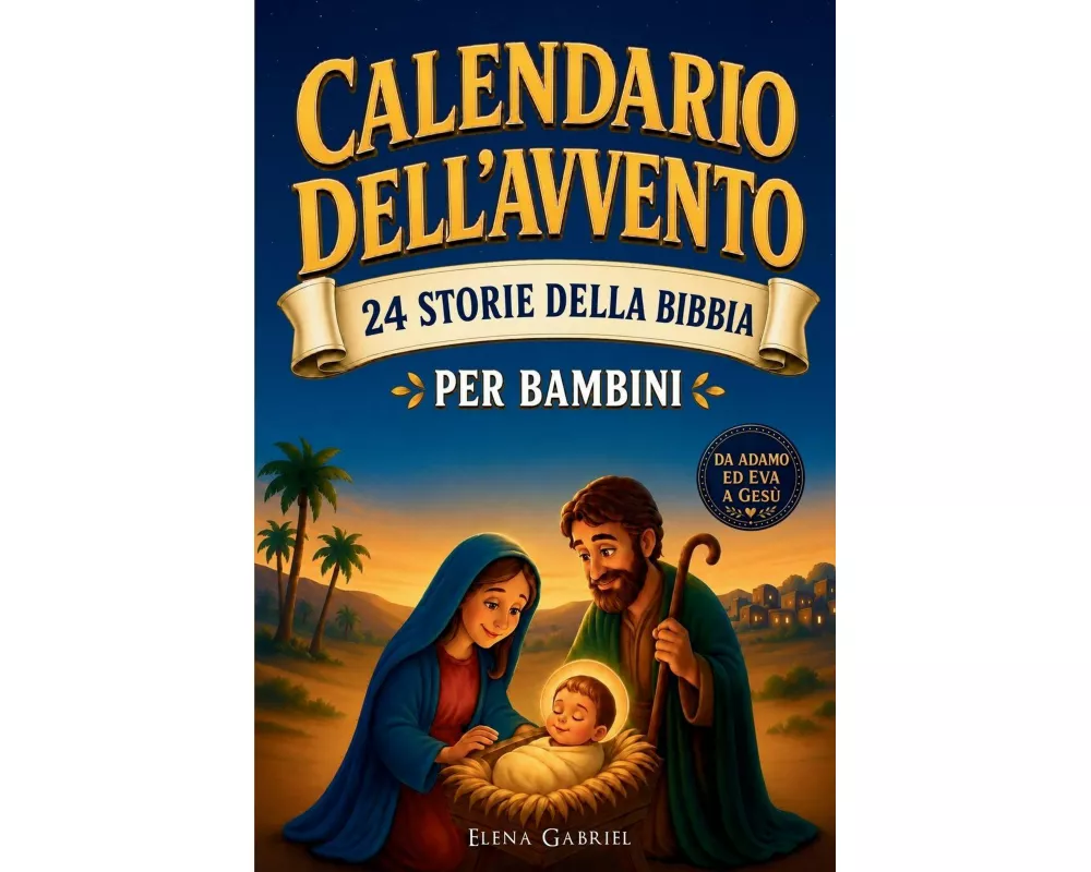 Il calendario dell'Avvento cristiano - 24 storie della bibbia per bambini