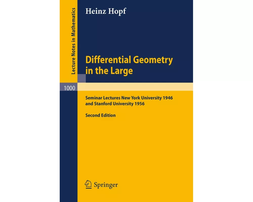 Differential Geometry in the Large