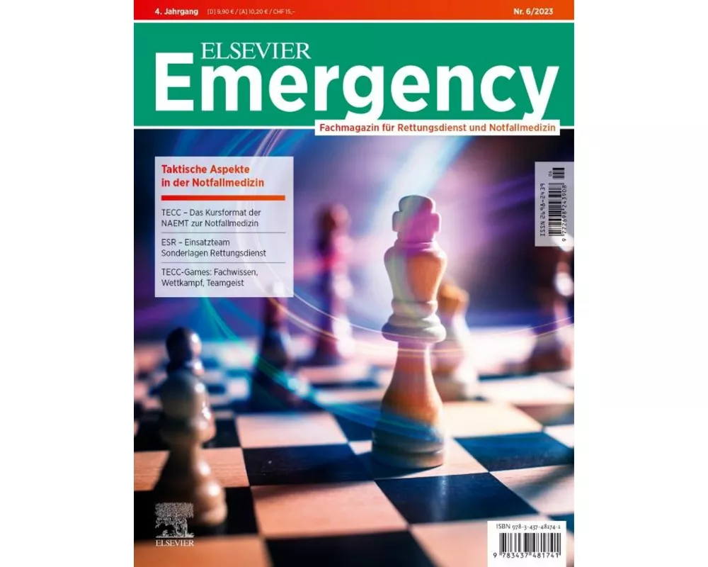 ELSEVIER Emergency. Taktische Aspekte in der Notfallmedizin. 6/2023