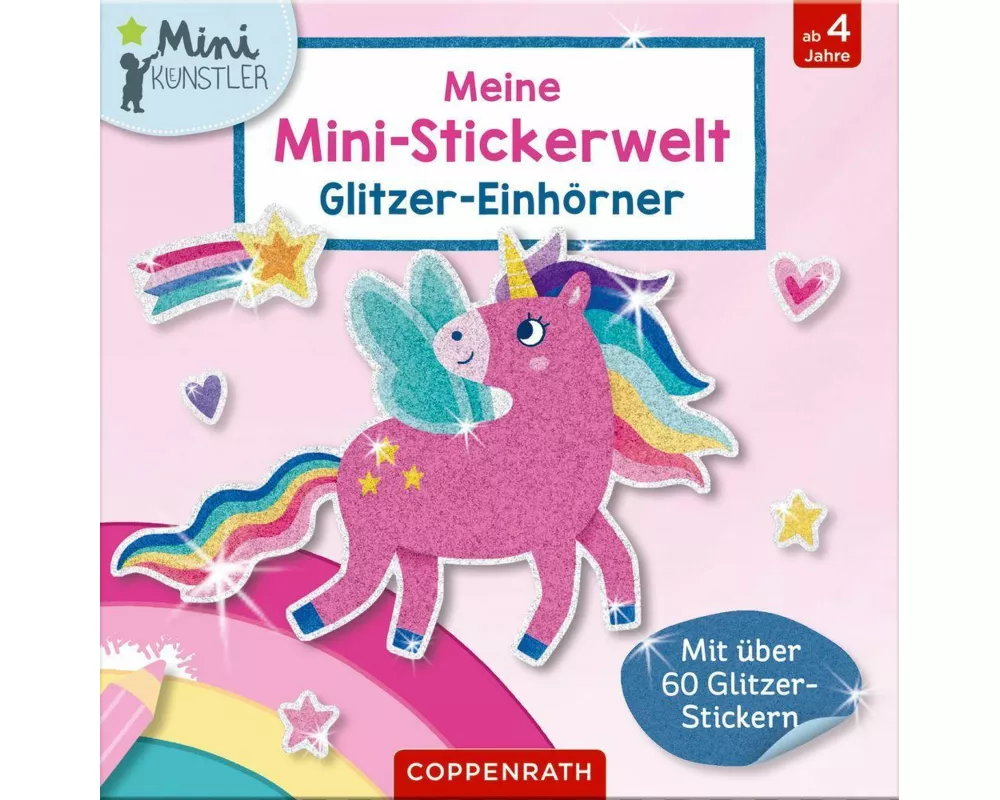 Meine Mini-Stickerwelt - Glitzer-Einhörner