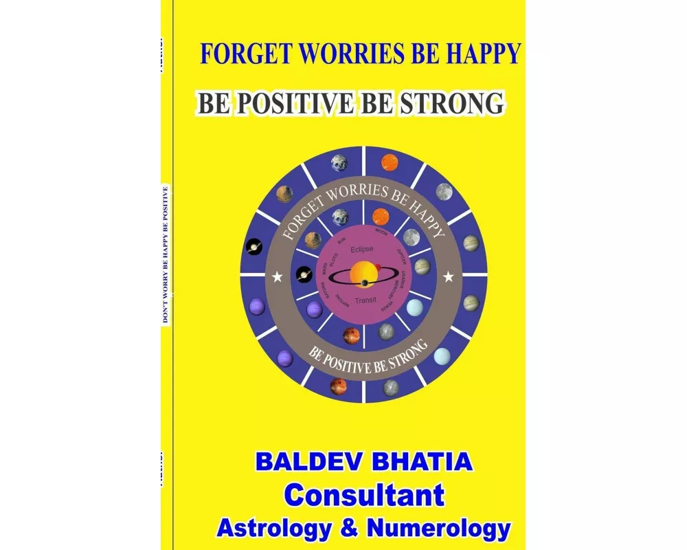 Forget Worries Be Happy - Be Positive Be Strong