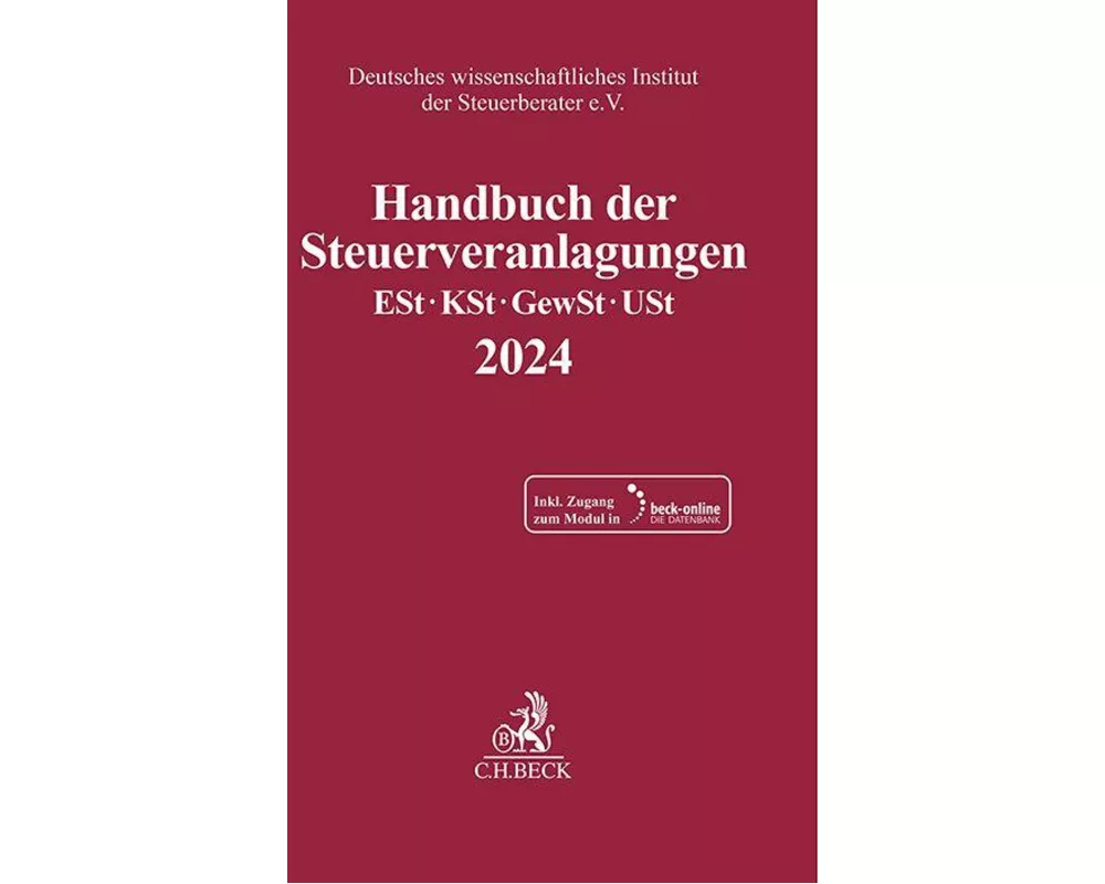 Handbuch der Steuerveranlagungen
