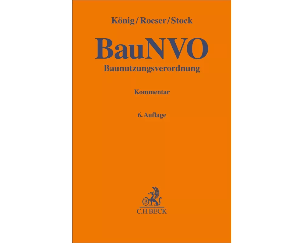 Baunutzungsverordnung. BauNVO