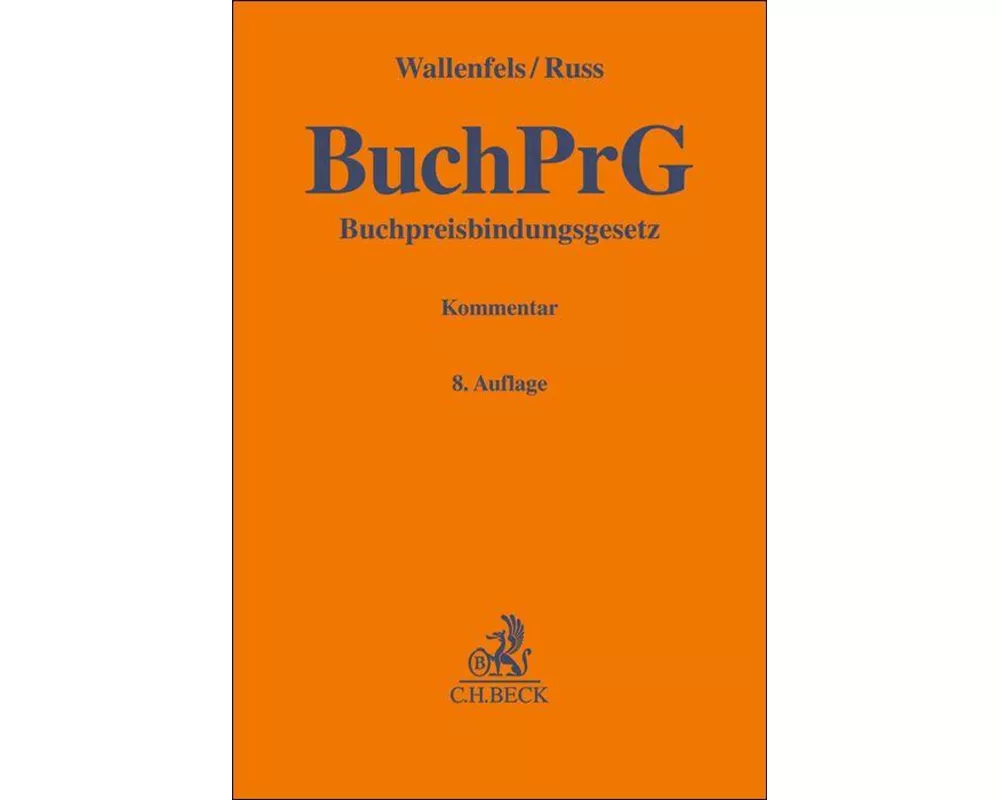 Buchpreisbindungsgesetz. BuchPrG
