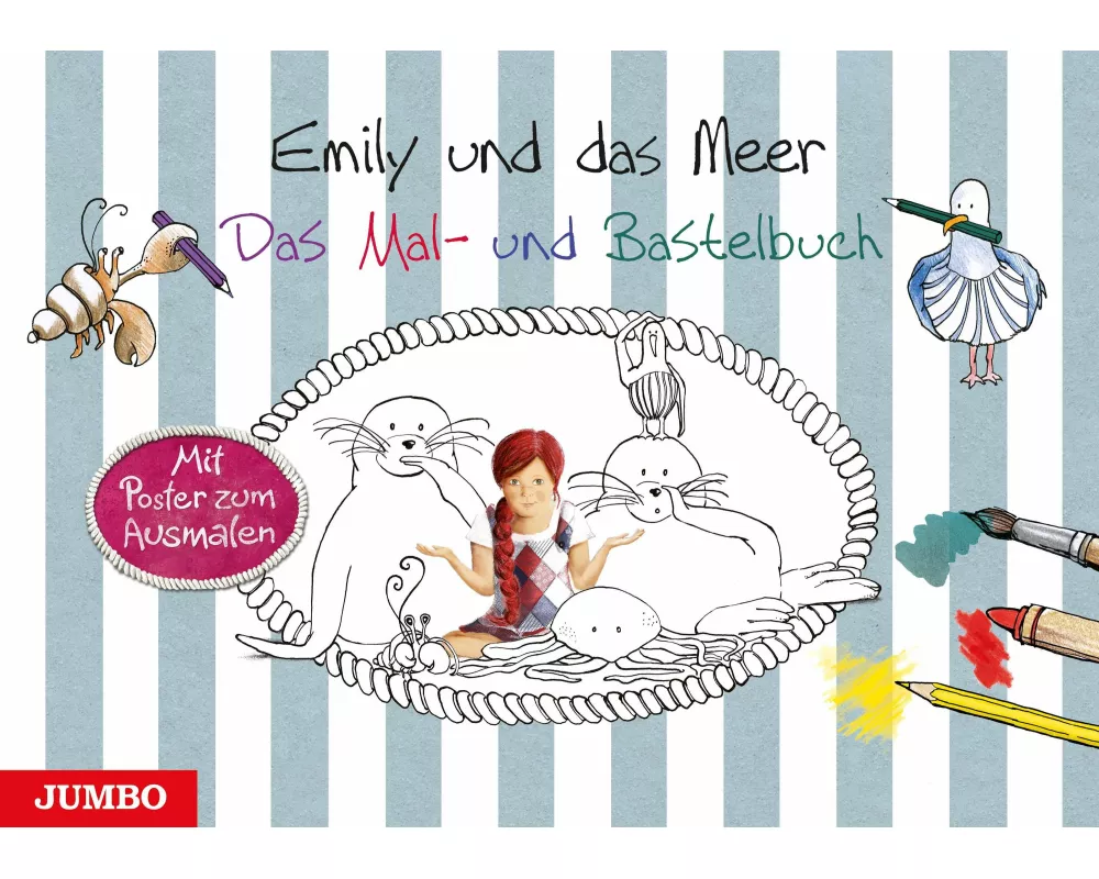 Emily und das Meer. Das Mal- und Bastelbuch