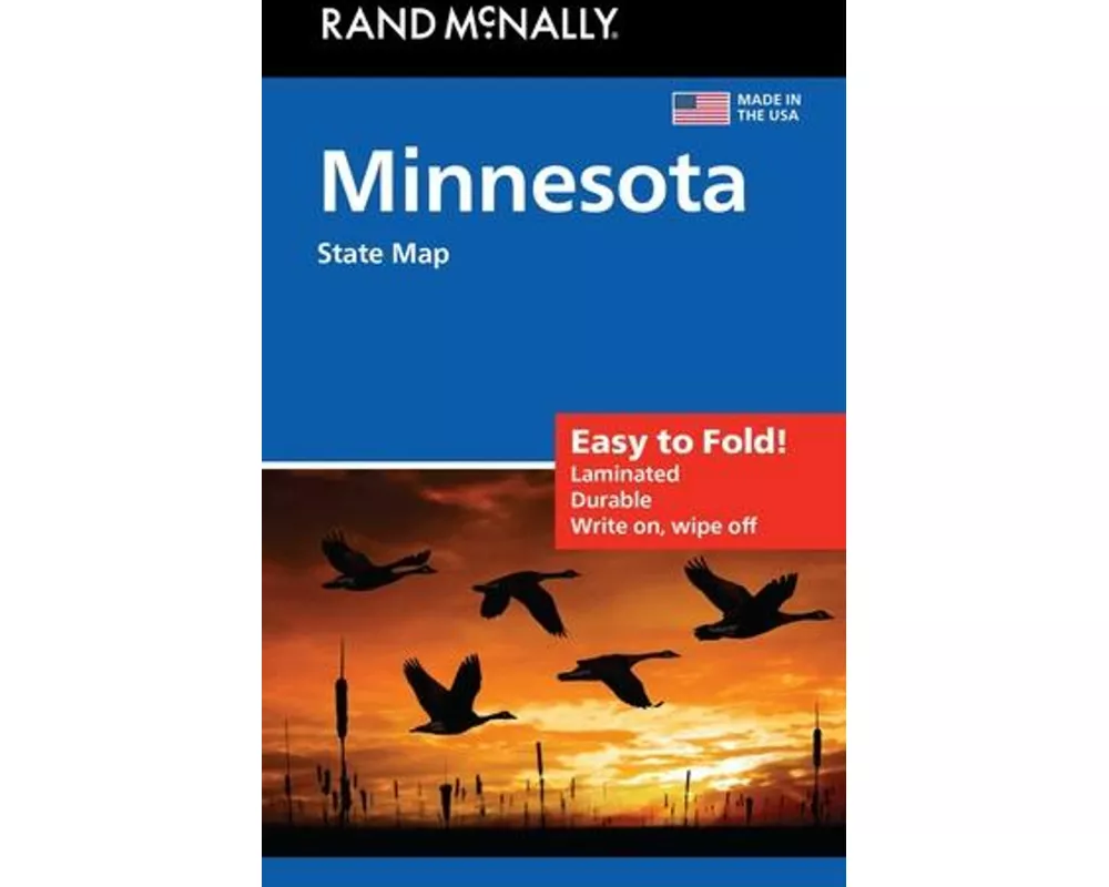 Rand McNally Easy to Fold: Minnesota State Laminated Map