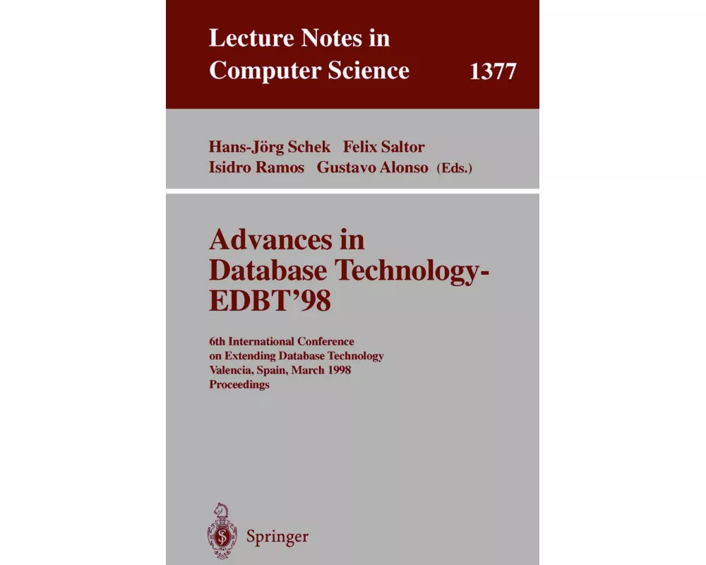 Advances in Database Technology - EDBT '98