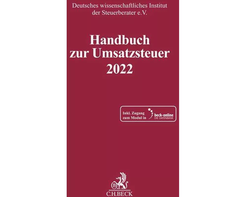Handbuch zur Umsatzsteuer 2022. USt 2022