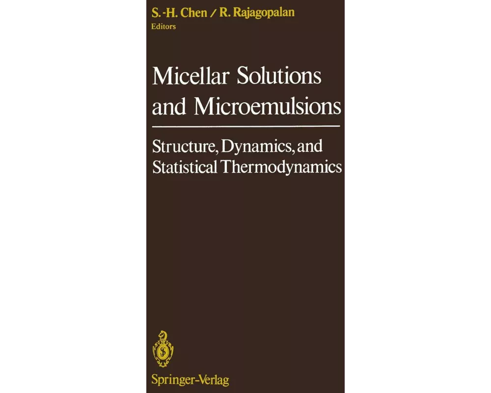 Micellar Solutions and Microemulsions
