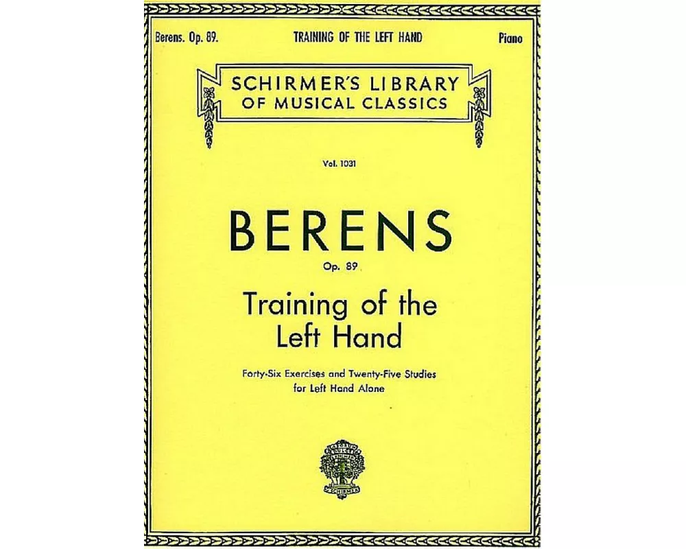 Training of the Left Hand, Op. 89