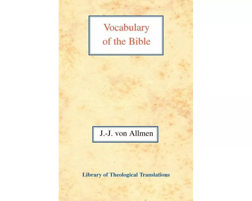 Vocabulary of the Bible