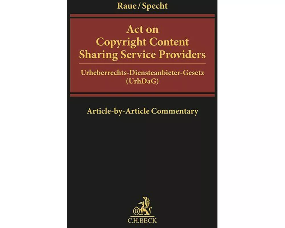 Act on Copyright Content Sharing Service Providers