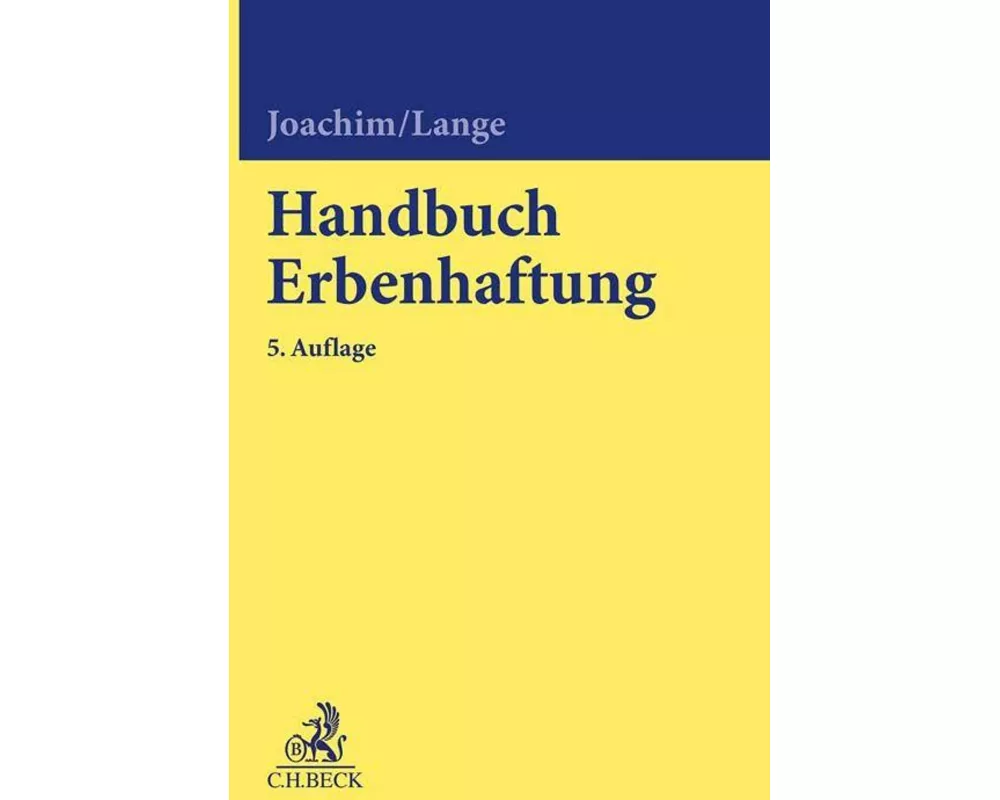 Handbuch Erbenhaftung