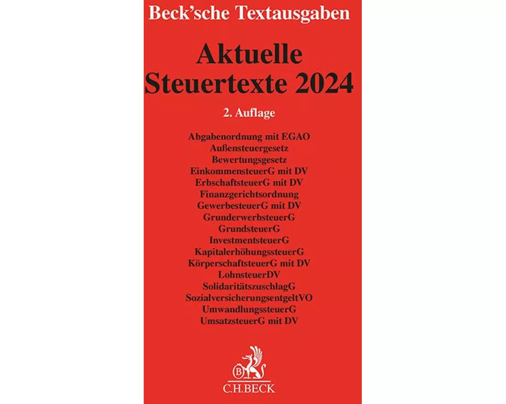 Aktuelle Steuertexte 2024