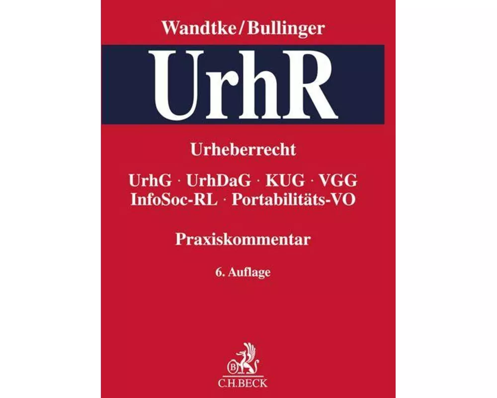 Praxiskommentar Urheberrecht. UrhR