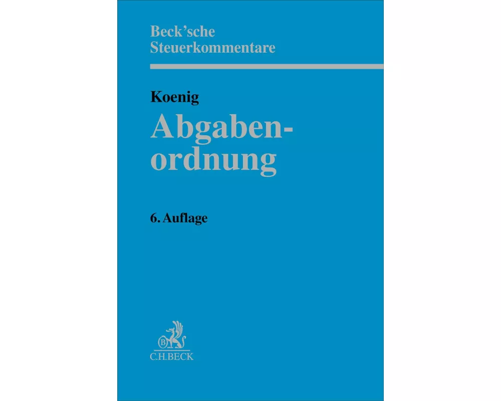 Abgabenordnung. AO
