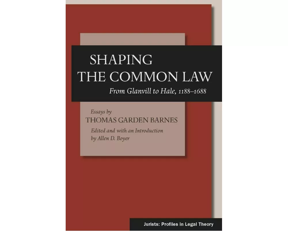 Shaping the Common Law