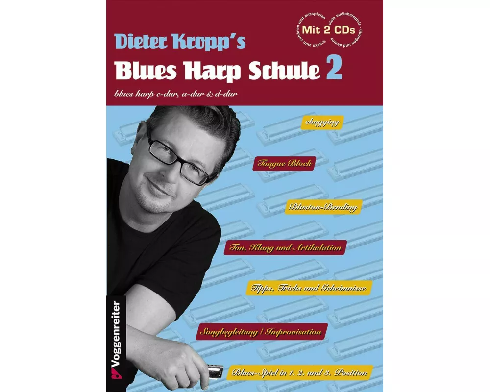 Dieter Kropp's Blues Harp Schule Bd. 2