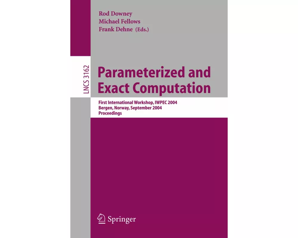 Parameterized and Exact Computation