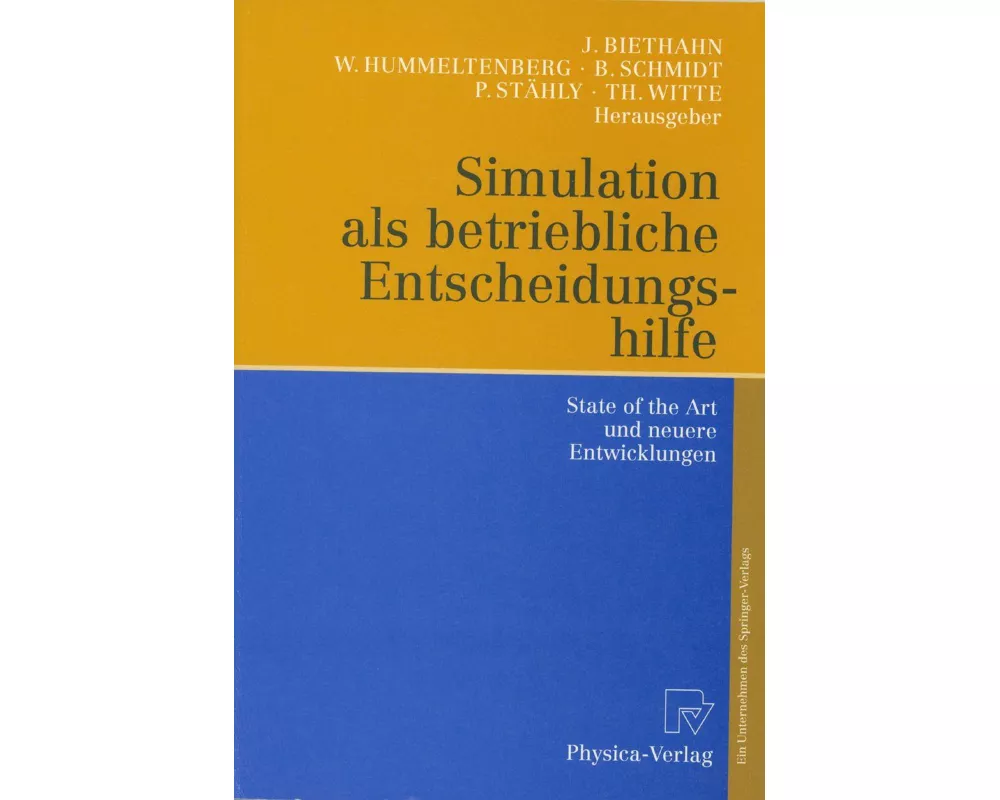 Simulation als betriebliche Entscheidungshilfe
