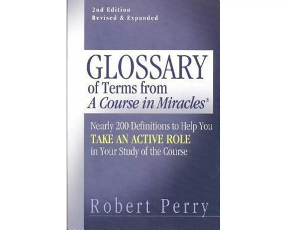 Glossary of Terms from a Course in Miracles