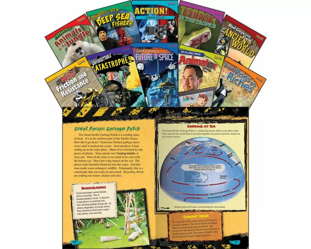 Time for Kids(r) Informational Text Grade 5 Readers Set 3 10-Book Set