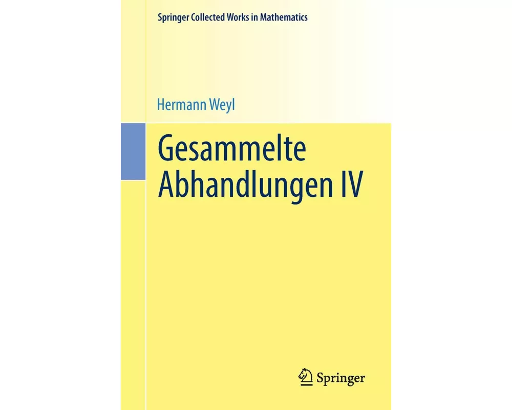 Gesammelte Abhandlungen IV