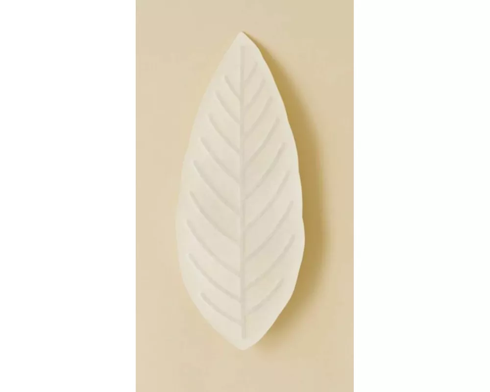 Flexible Hanji-Papierschale Blatt Weiß – Ablage / Servierschale aus koreanischem Hanji-