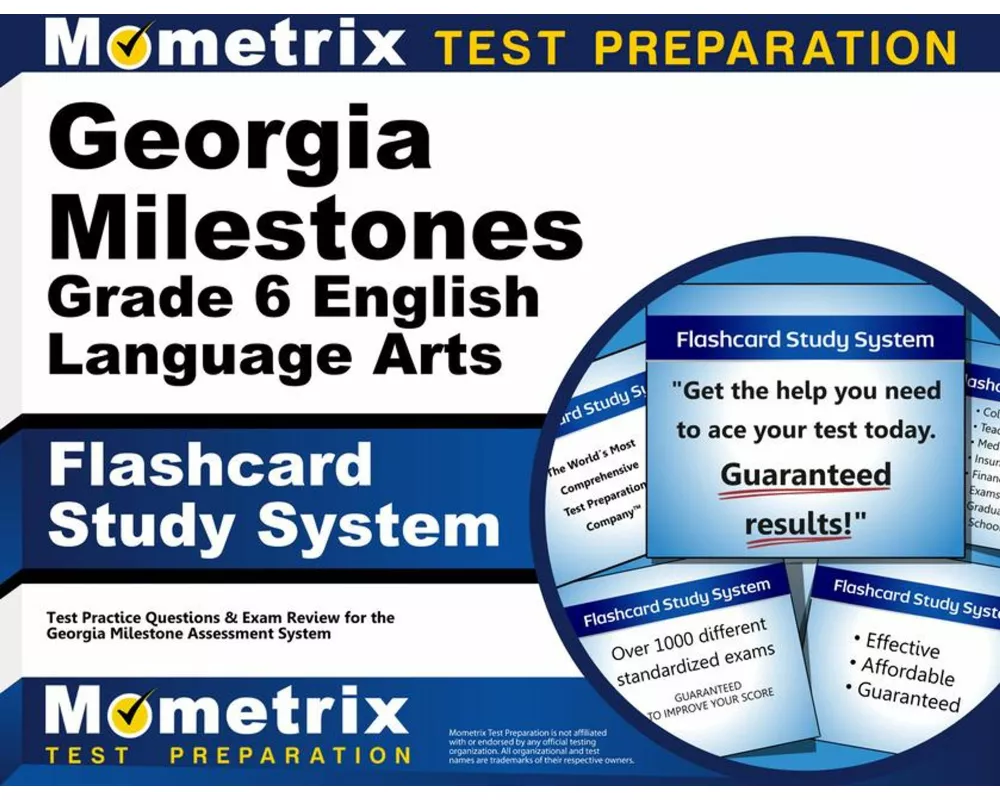 Georgia Milestones Grade 6 English Language Arts Flashcard Study System