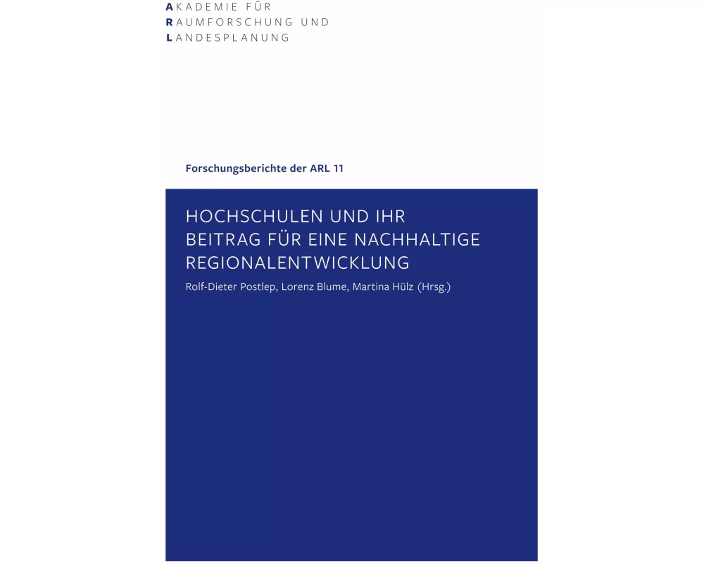 Hochschulen und ihr Beitrag für eine nachhaltige Regionalentwicklung