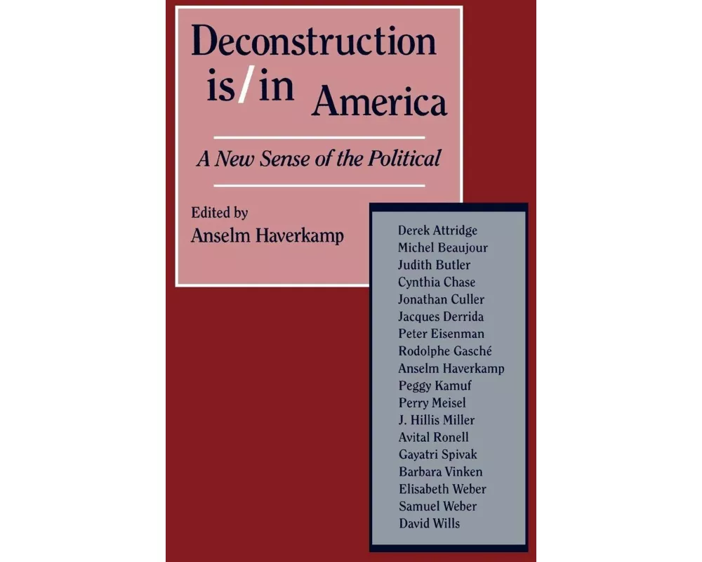 Deconstruction Is/In America